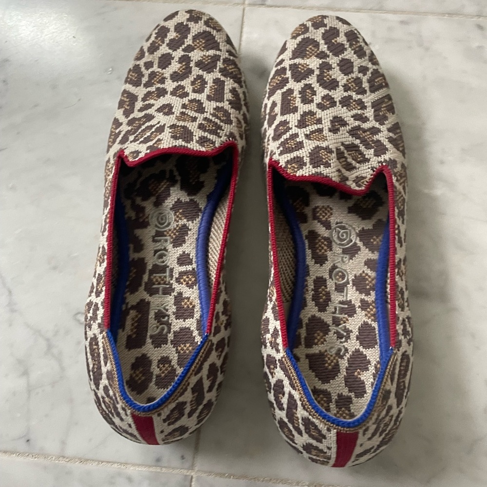 Rothy’s leopard loafer